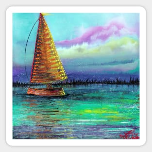 Sailboat Cruise Sticker